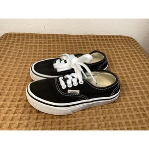 Vans Shoes Children Toddler Kids Sz 11 Off The Wall Casual Sneakers Black Canvas